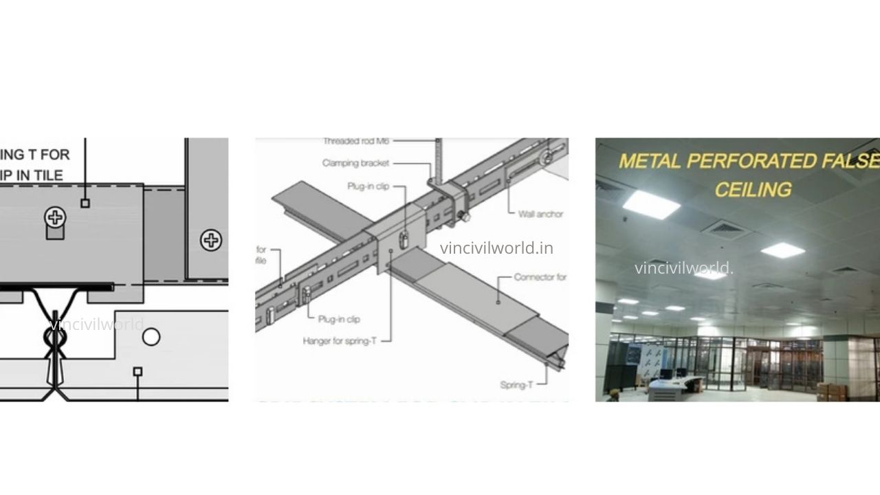 Clip in tile grid system