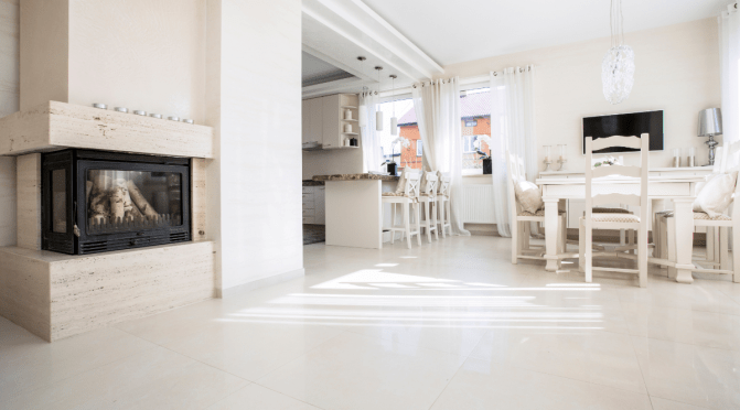 Double charge vitrified tiles – A combination of elegance and strength.