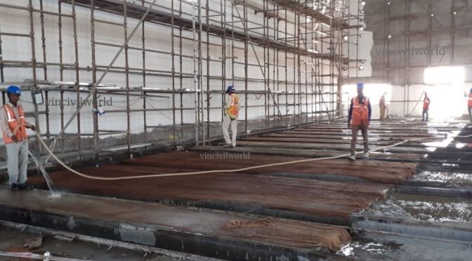 Curing of Concrete – Concrete Curing Methods explained