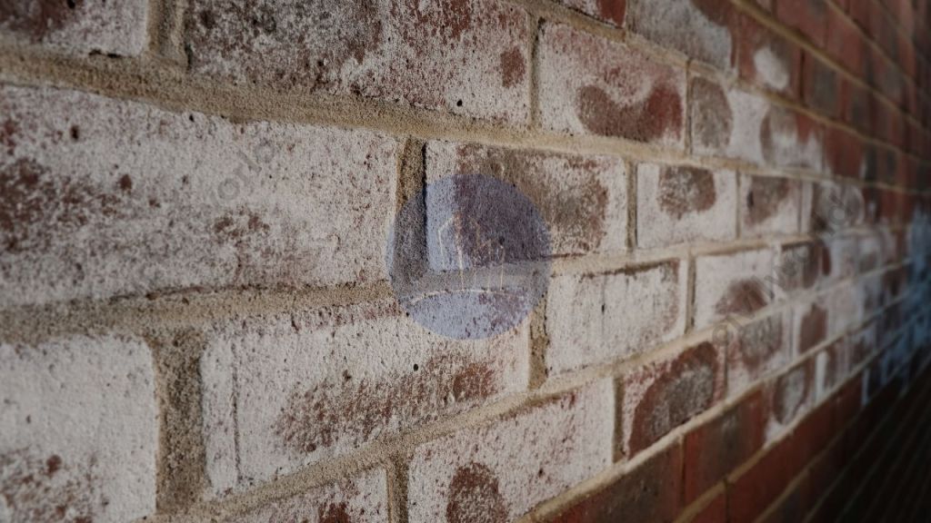 Efflorescence test on brick 
