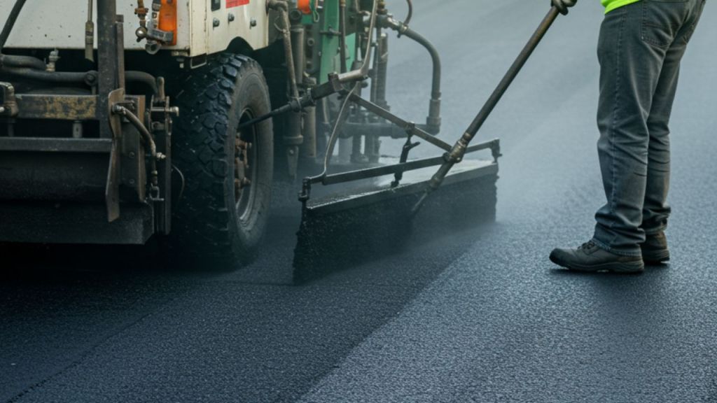 Seal coat : Bitumen layer