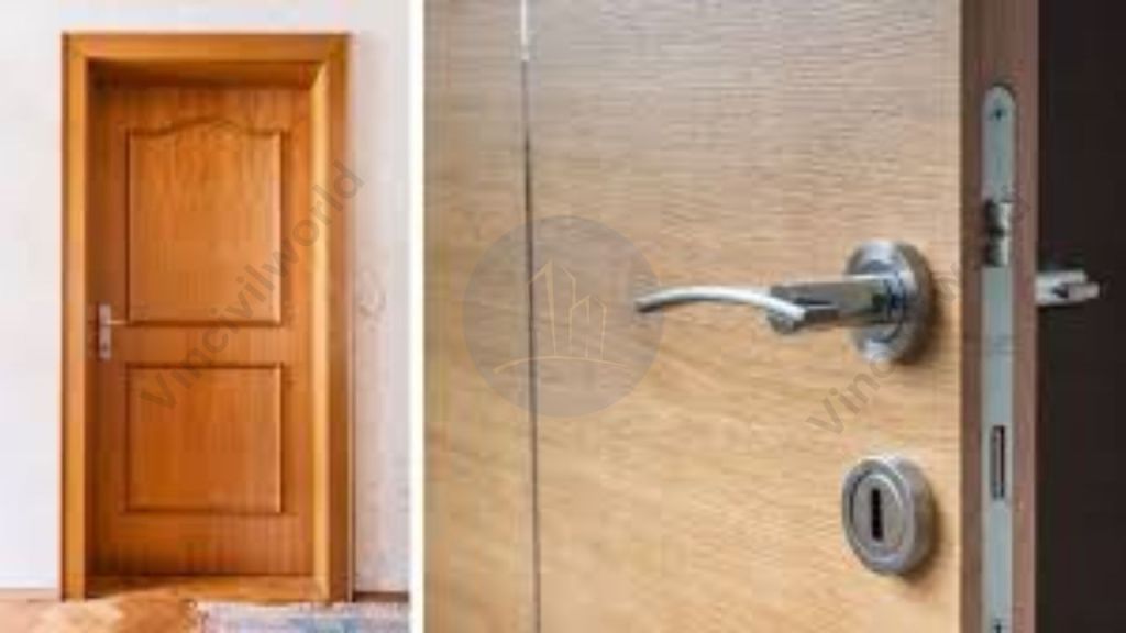 Solid core flush door