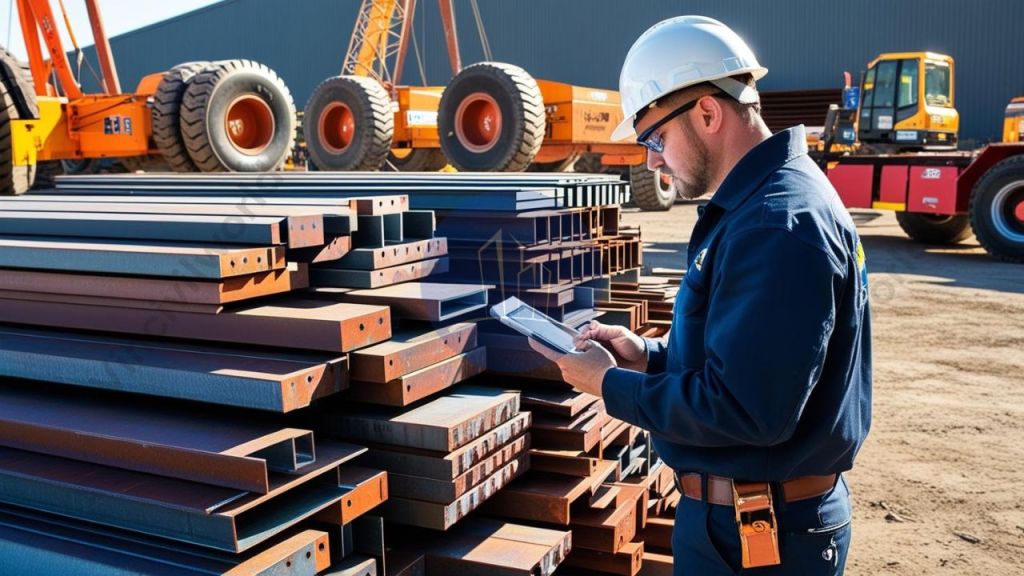 Material Inspection for Structural Steel Fabrication works